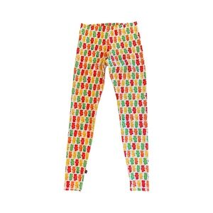 Zara Terez Girls Multicolor Gummy Bear Design Leggings NWOT Size L